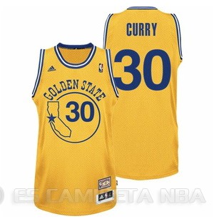 Camiseta Curry #30 Golden State Warriors Amarillo - Haga un click en la imagen para cerrar